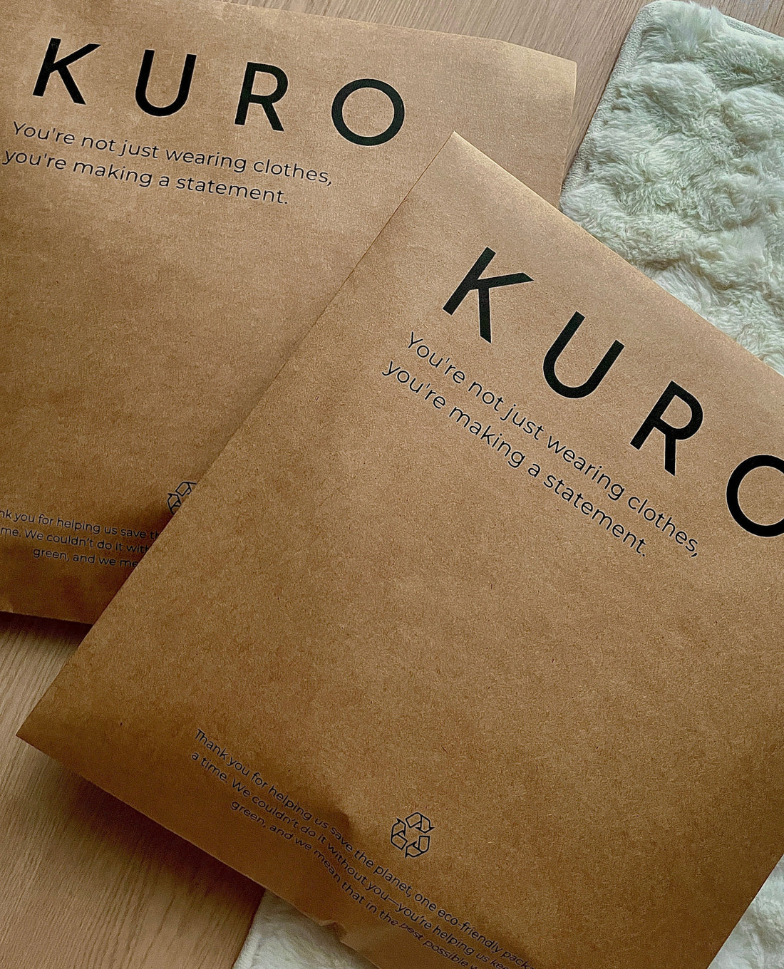 🌿 The Story Behind KURO’s Eco Packaging
