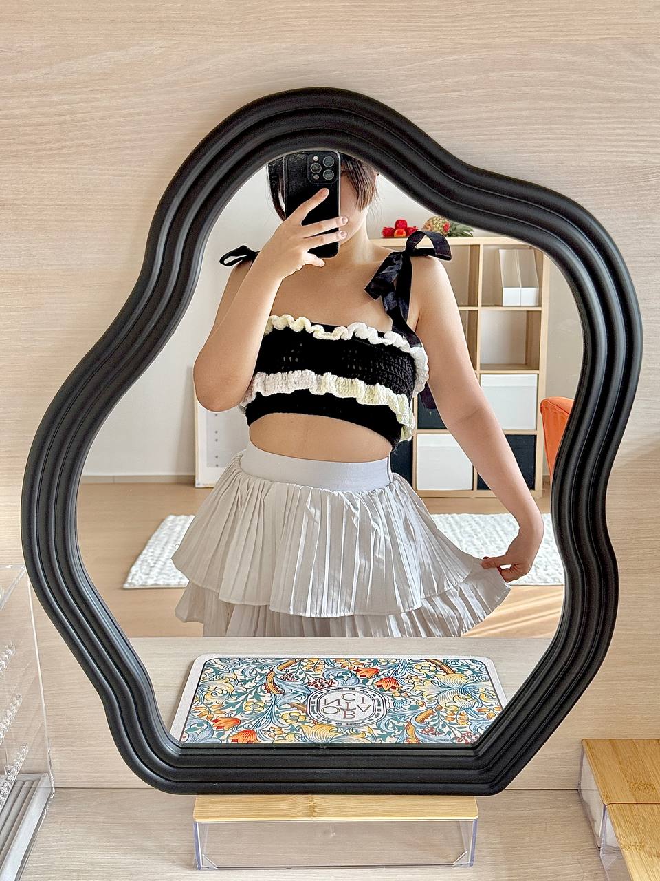 Ophelia Ruffle Crop Top