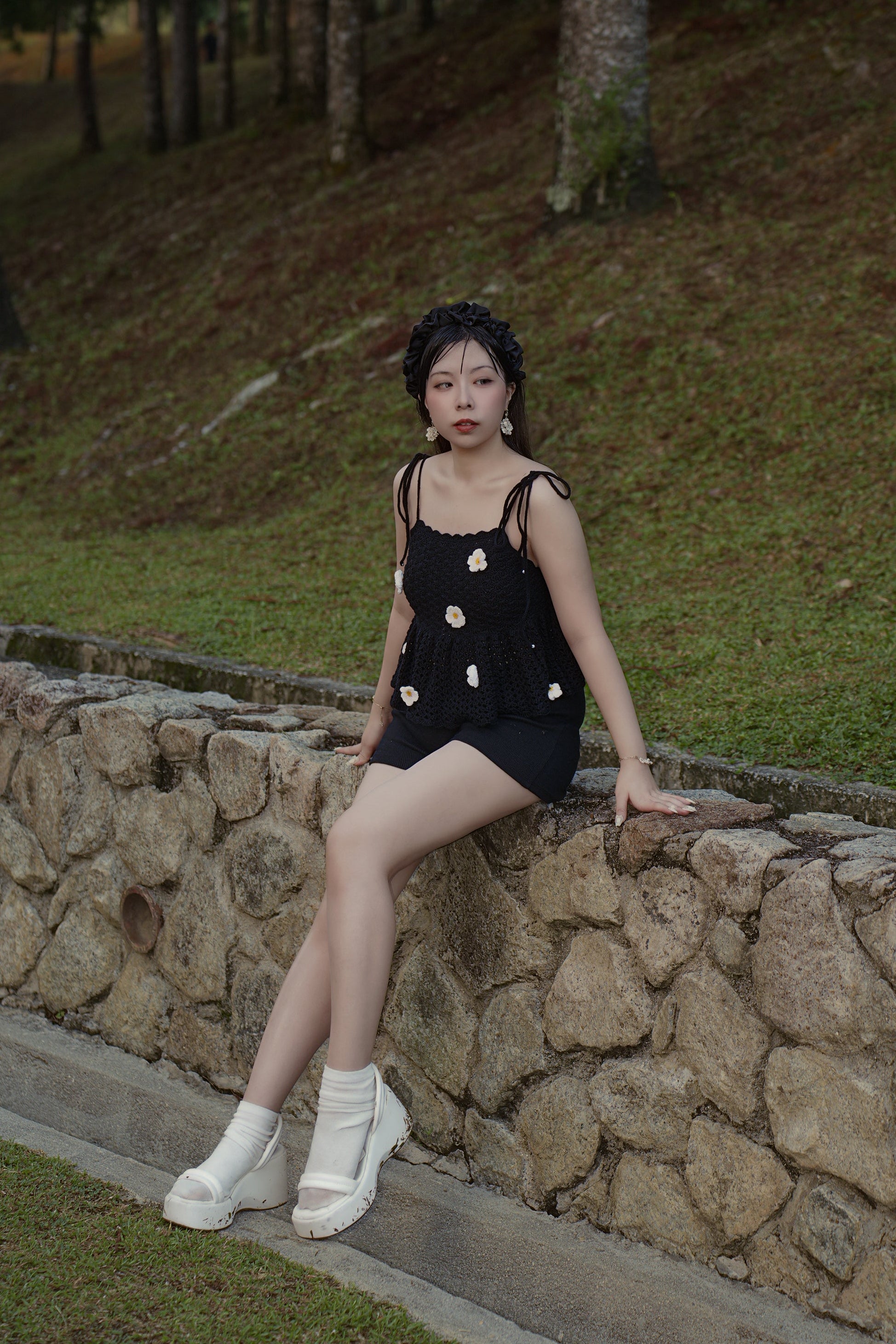 Madelyn Ruffle Backless Top