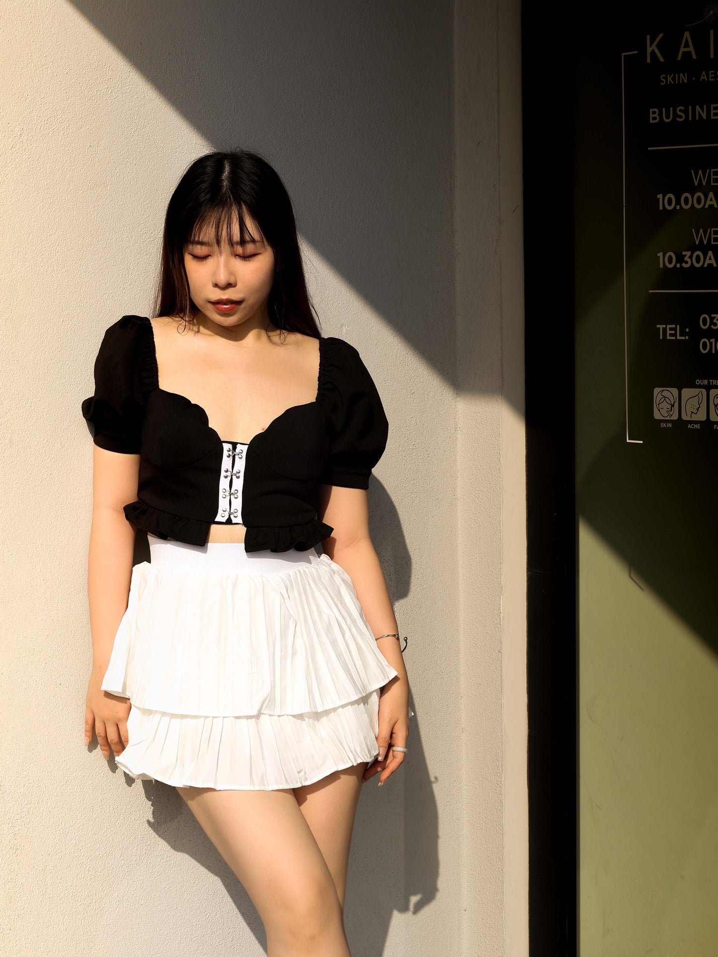Elise Bubble Sleeve Top