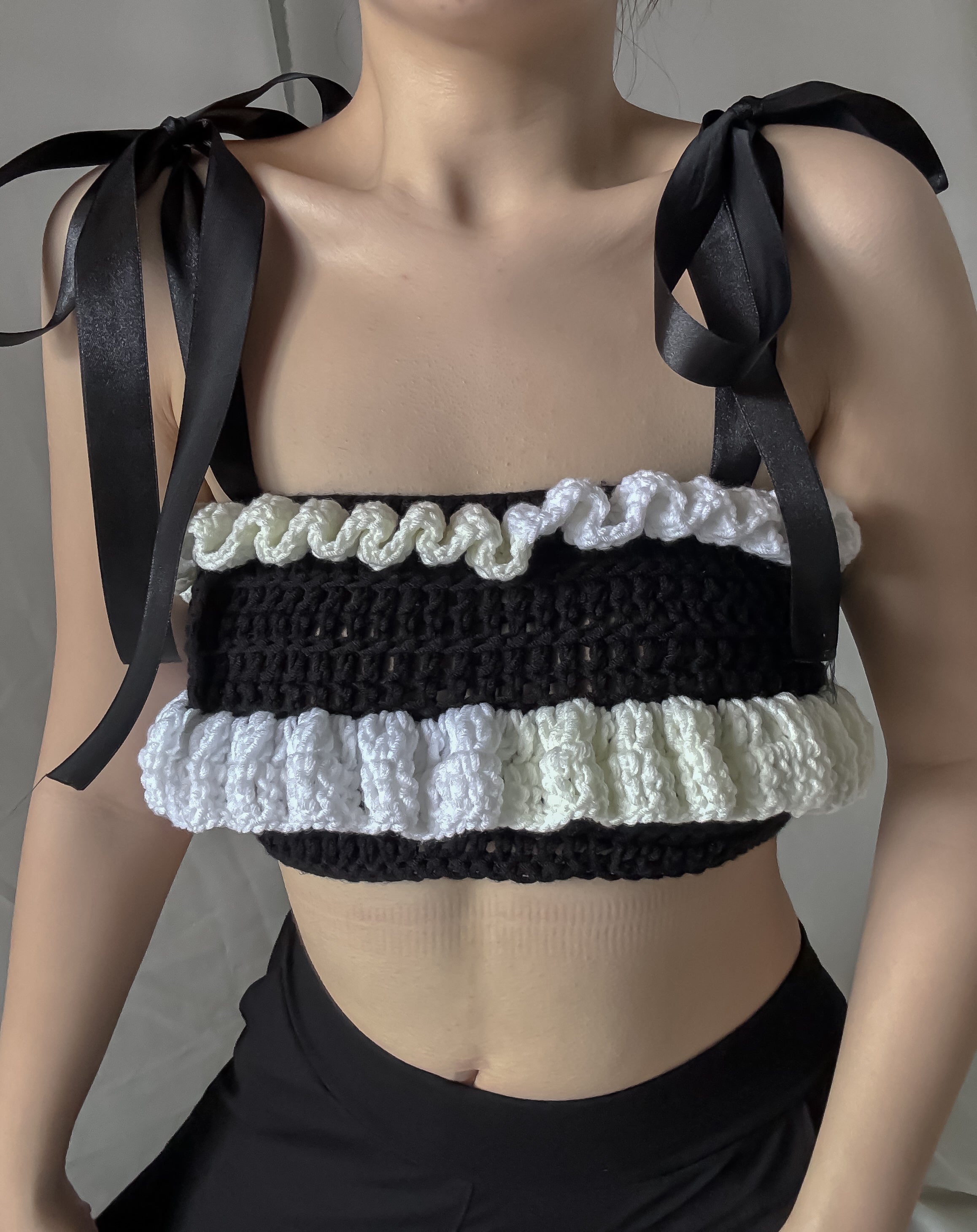 Ophelia Ruffle Crop Top