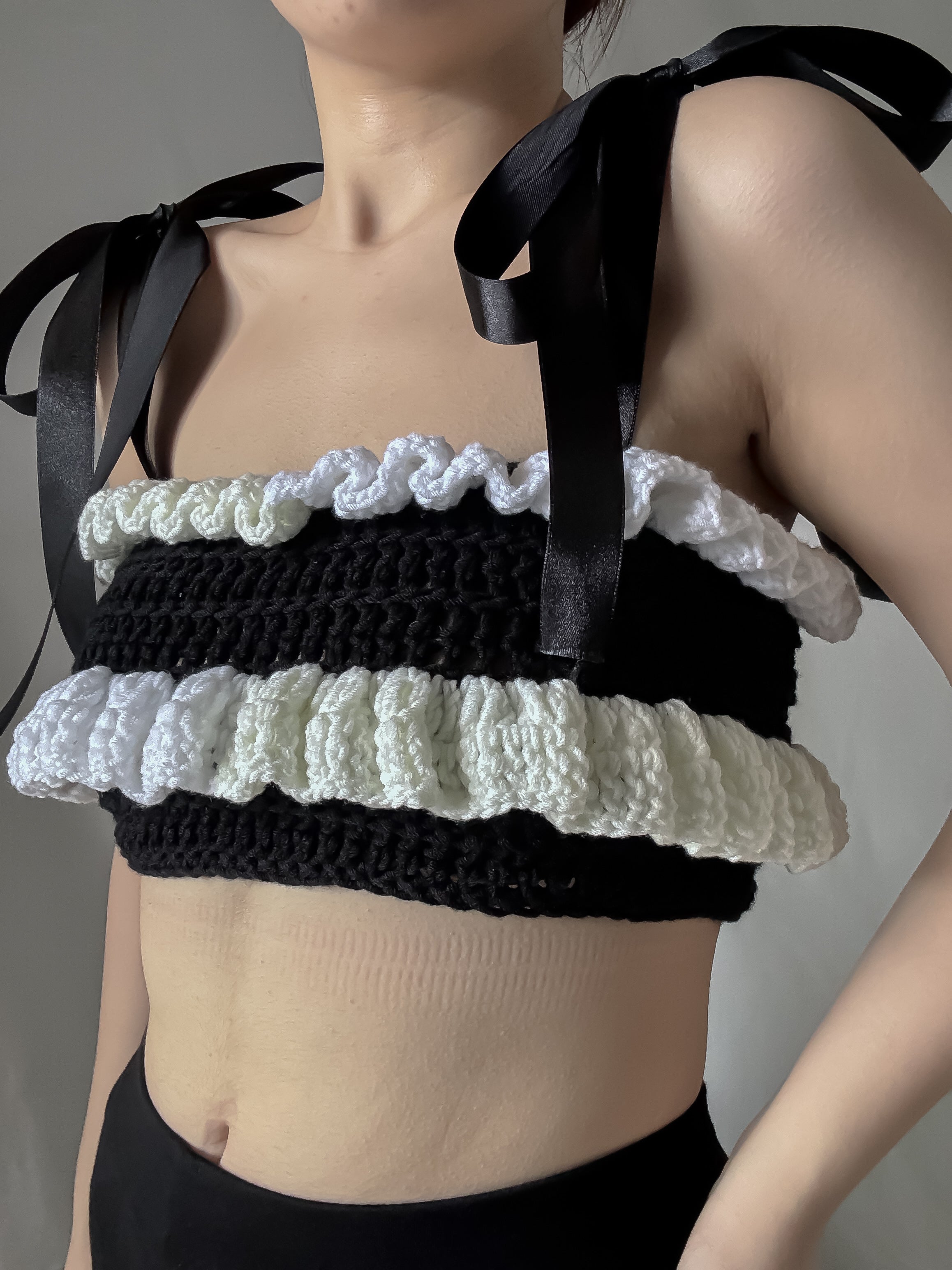 Ophelia Ruffle Crop Top