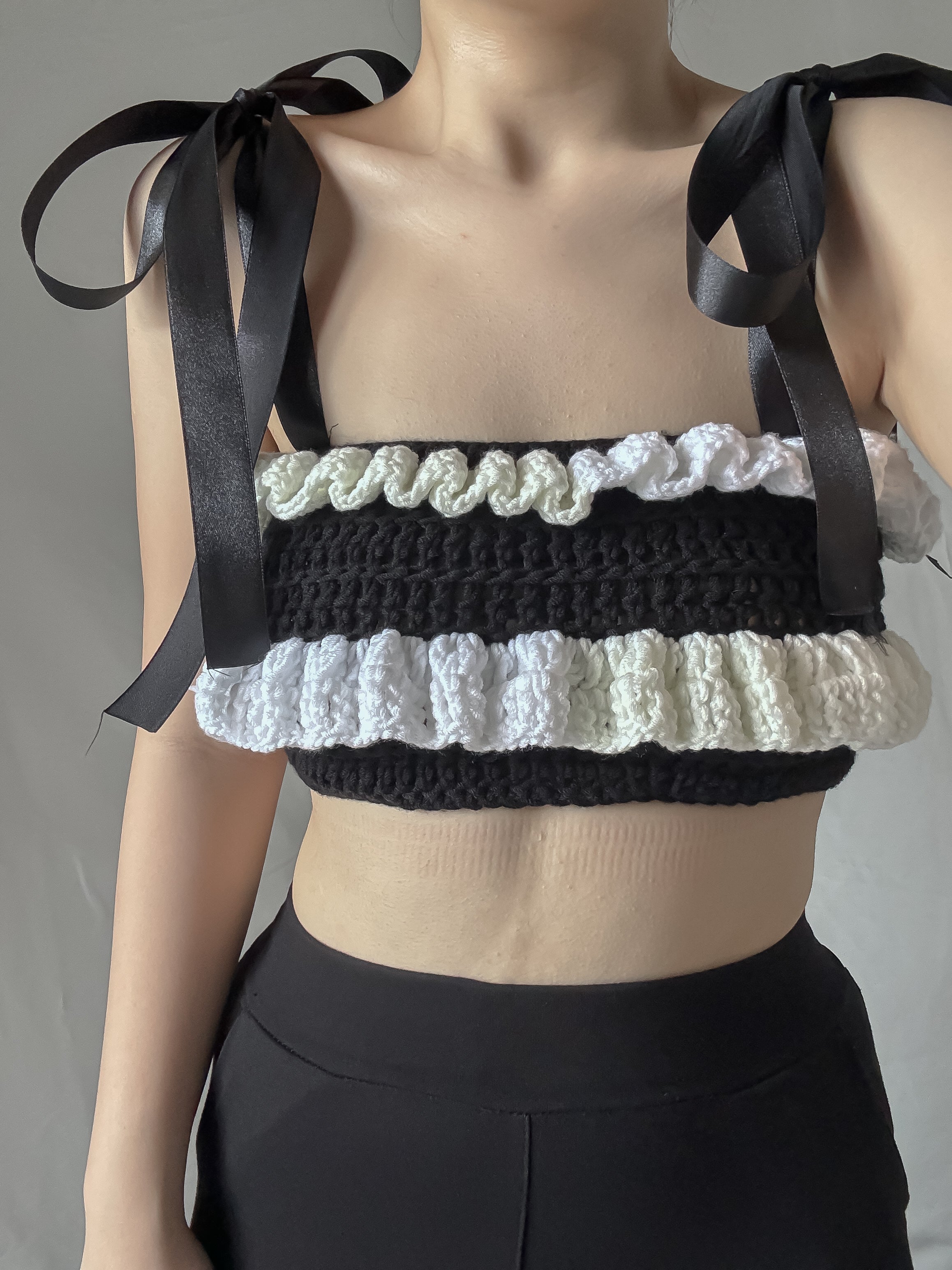 Ophelia Ruffle Crop Top