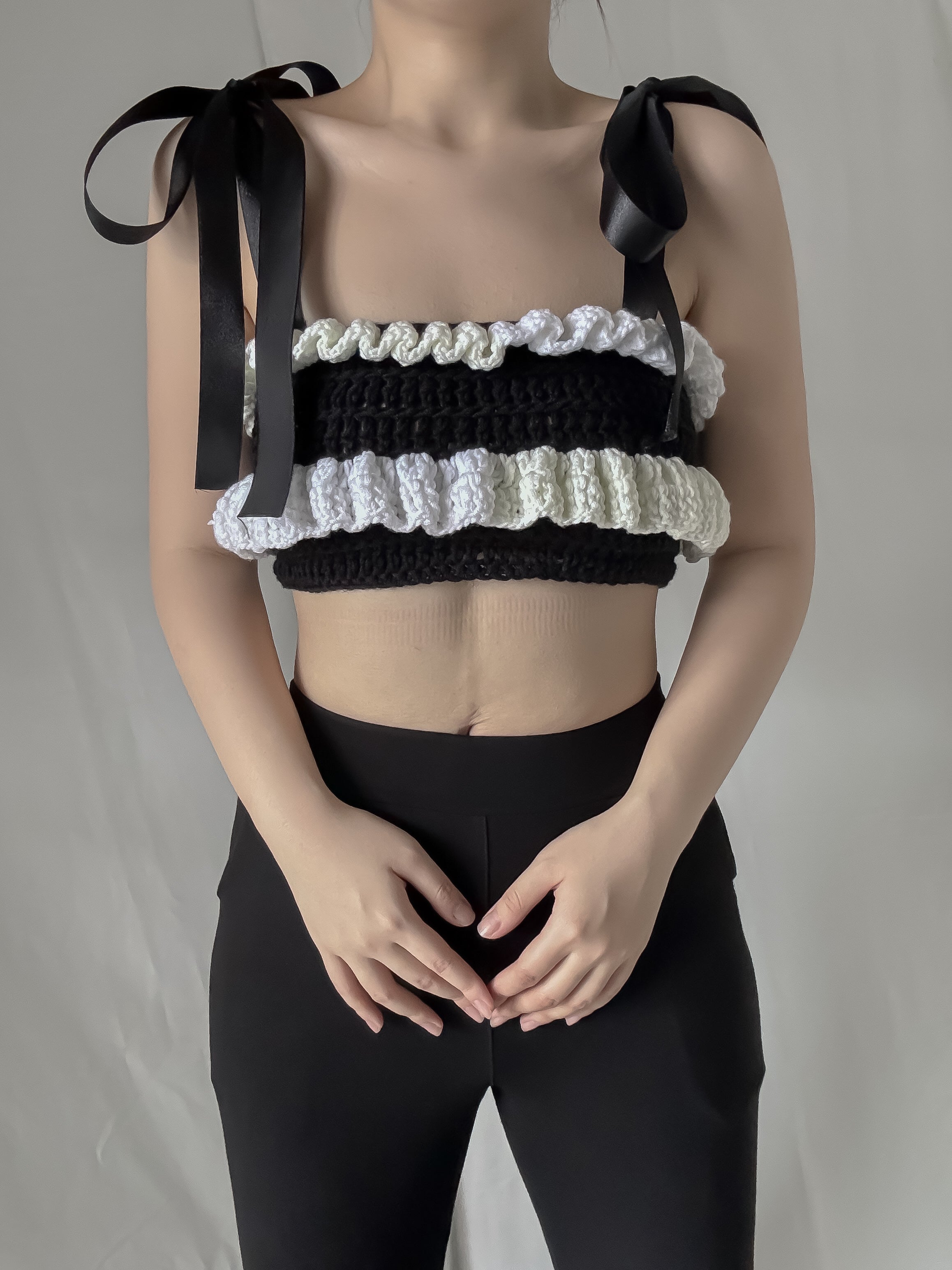 Ophelia Ruffle Crop Top