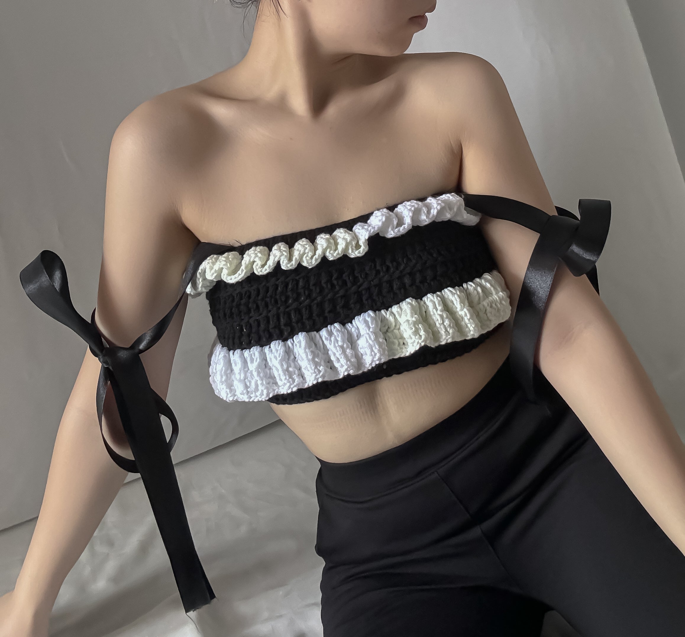 Ophelia Ruffle Crop Top