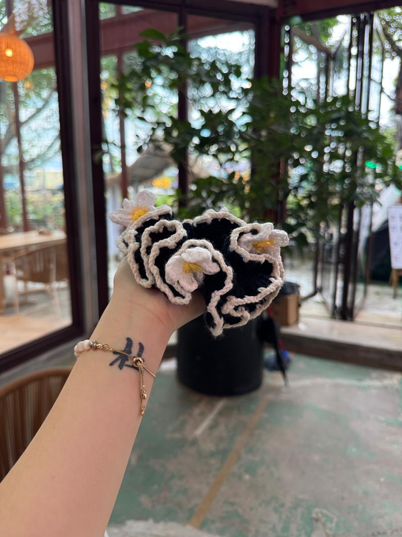Lunar Bloom Scrunchies