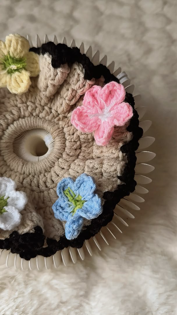 Pastel Fleur Scrunchies