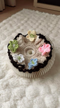 Pastel Fleur Scrunchies