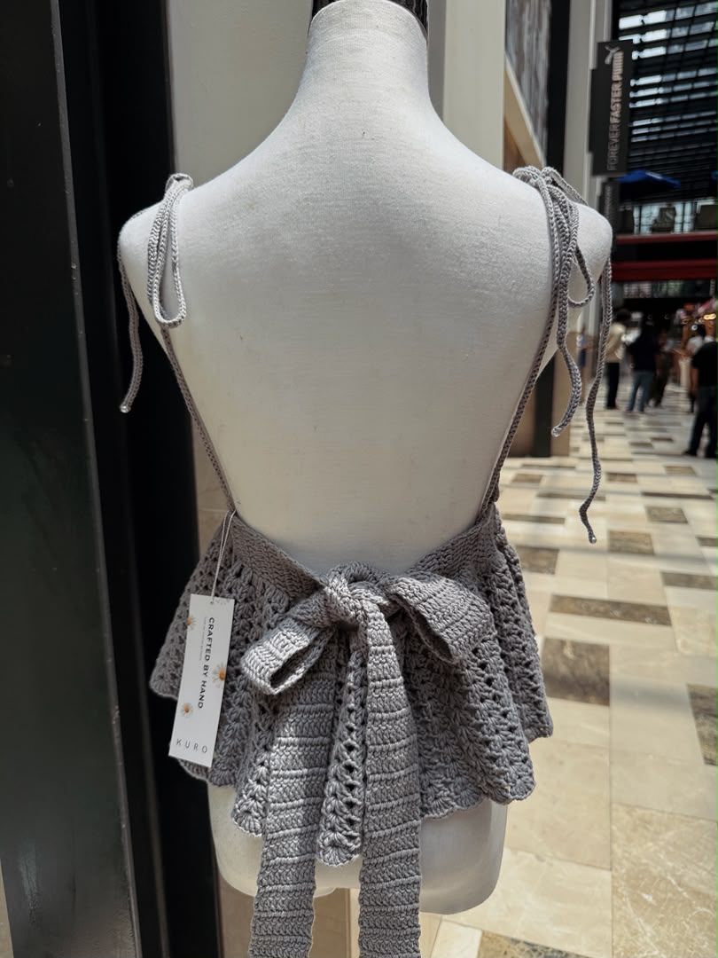 Madelyn Ruffle Backless Top - Limited Edition